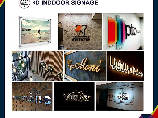 indoor signages